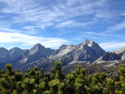 Rock wall austria pyhrn priel photo