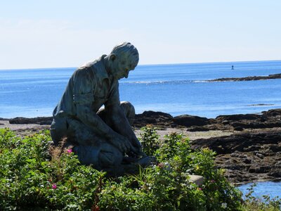 Maine summer sculpture