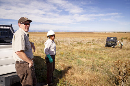 Employees at Rock Mountain Arsenal National Wildlife Refuge