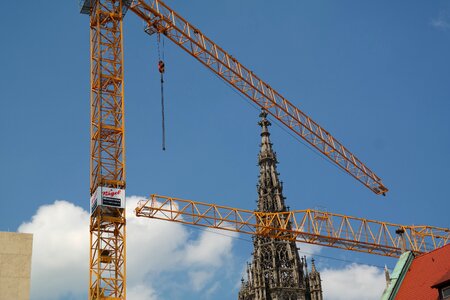 Construction work ulm cathedral m�?nster photo