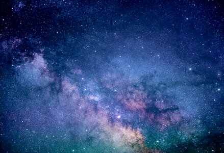 Starry Milky Way Galaxy photo