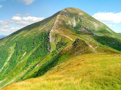 Mountain landscape in Ukraine photo