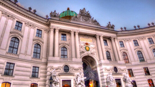 Palace Architecture in Vienna, Austria photo