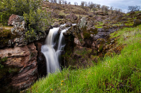 Turtle Creek Falls on trail photo