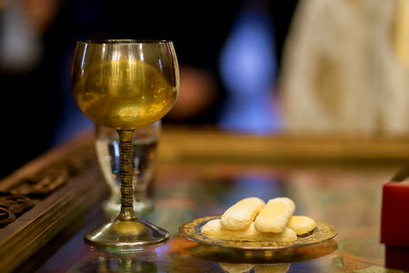Wine and Biscuits from the Religious Ceremony photo