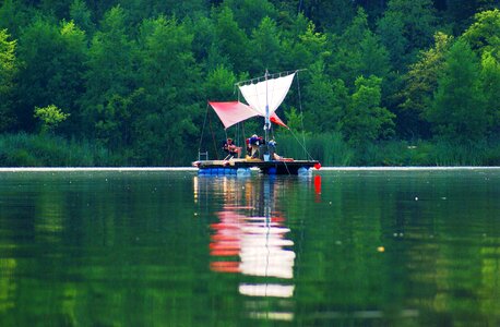 Lake boat raft