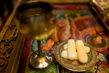 Wine and Biscuits from the Religious Ceremony photo