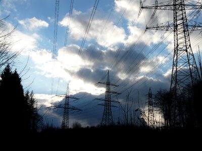 Energy clouds sky