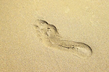 Foot footprint footstep
