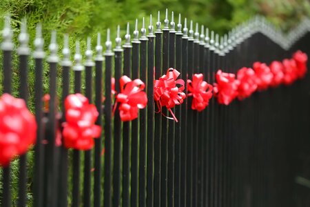 Fence decorative fence line photo