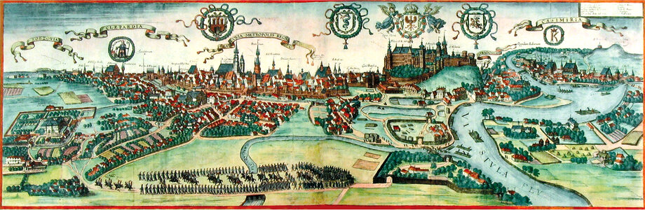 View of Krakow at the end of the 18th century