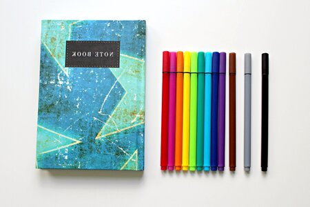 Book colorful colors photo