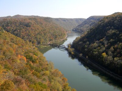 New River Hawks Nest State Park in West Virginia photo