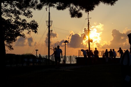 Kołobrzeg poland abendstimmung