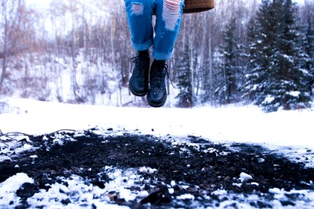 Cloth cold jeans