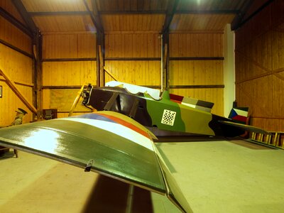 Wing display museum photo