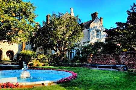 Mansion facade building