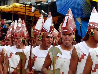 Peru festival parade