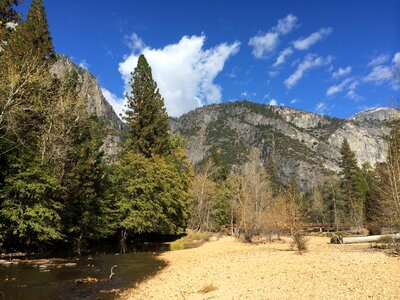 Yosemite park idyllic america photo