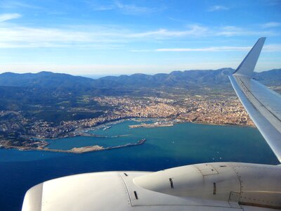 Flight land sky
