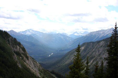 Mountain scenery of Banff National park,Alberta Canada photo