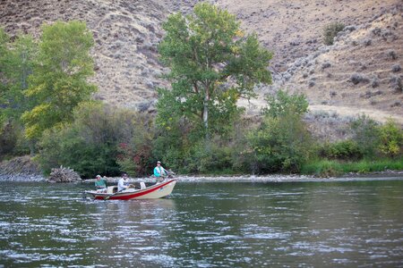 Boot fishery river photo