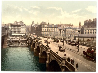 Glasgow Bridge and Cityscape photo