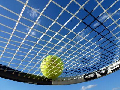 Sport play tennis ball
