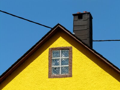 Chimney window facade photo