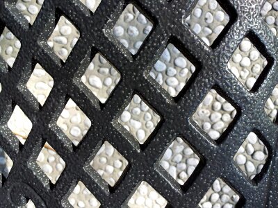 Metal pattern mesh photo