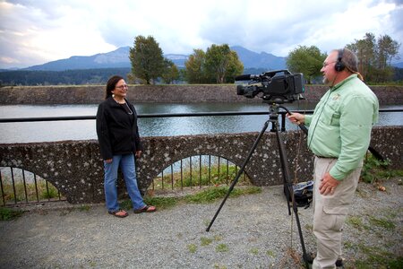 Interactive interview journalism photo