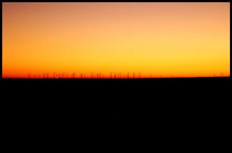 Horizon sunset sky at sunset photo