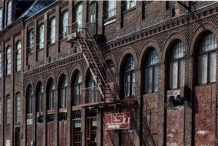 Cities urban warehouse district