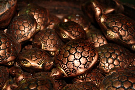 Metal Tortoises Feng Shui photo