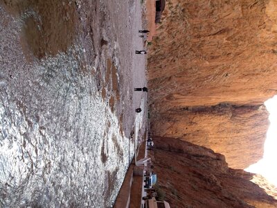 Mountain valley desert photo