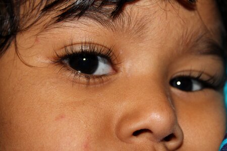 Brown eye close-up eyes