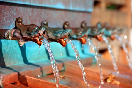 Water basin water water fountain photo