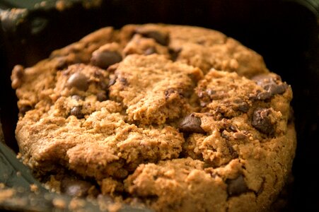 Dessert eat chocolate chips