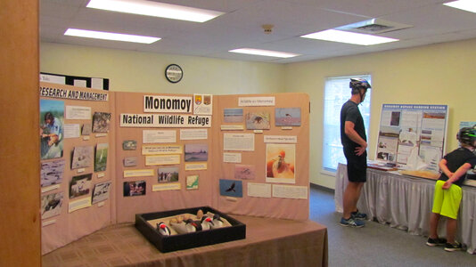 Bikers view exhibits photo