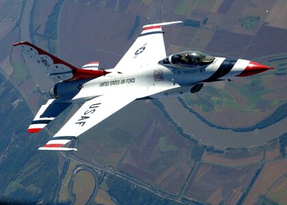 Usa thunderbirds flying photo