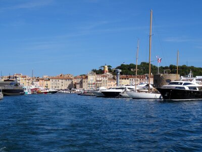 Yachts Sea Harbour Saint Tropez Vacation Summer photo