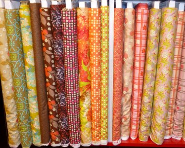Textile designer fabric sewing photo