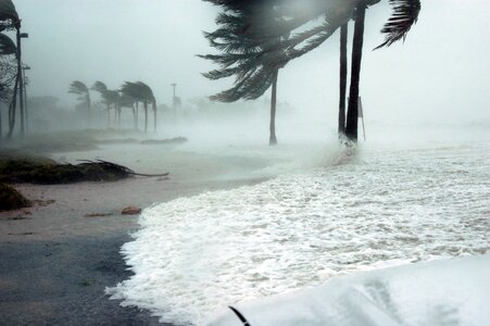 Hurricane Making Landfall at Key West photo