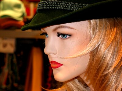 Figure doll hat