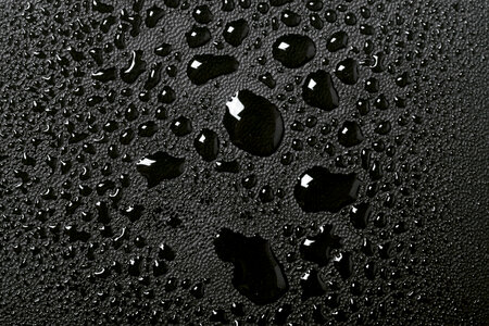 Gray macro water drops background