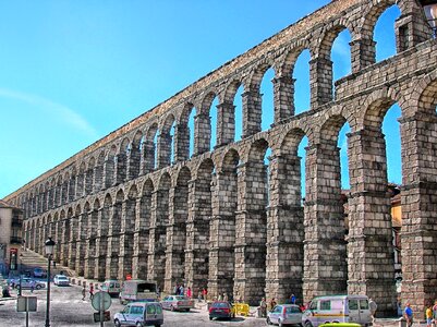 Aqueduct of Segovia in Spain