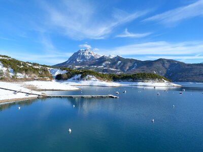 Mountain snow nature photo