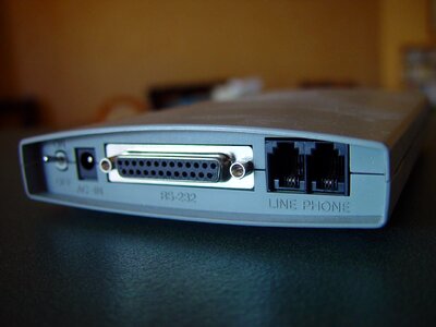 Back exterior modem