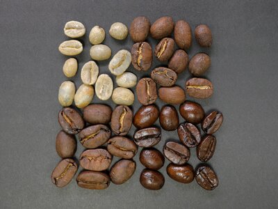 Differences ingredient gray coffee photo