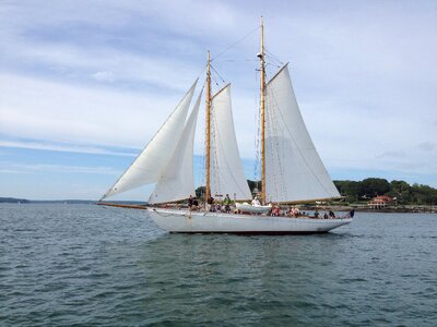 Sail sailboat travel photo